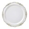 Smarty Had A Party 7.5" White with Gold Vintage Rim Round Disposable Plastic Appetizer/Salad Plates (120 Plates), 120PK 867G-CASE - alternate 8